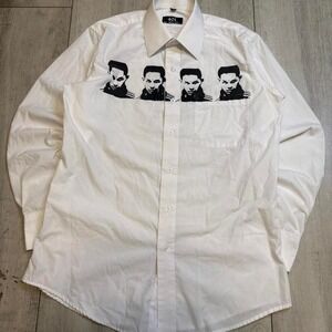 Peter cerda 401 collection button up 4 faced Men size L